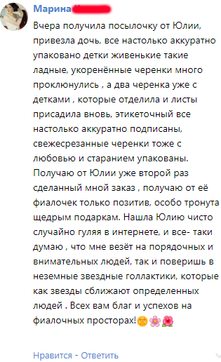 Отзыв покупателя